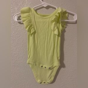 Cat and Jack NB super gift ruffled body suit.